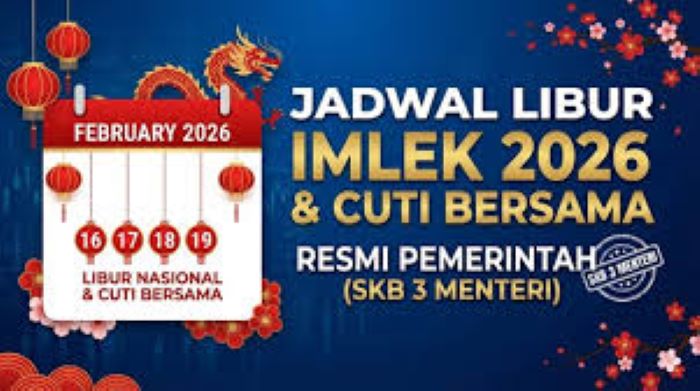 Libur Imlek 2026 Datang Lebih Panjang, Cek Jadwal Lengkapnya di Sini