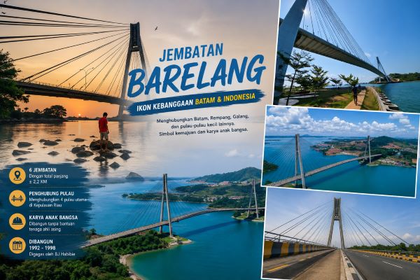 Belum Sah ke Batam Jika Belum ke Sini! Ini Sejarah Jembatan Barelang yang Dijuluki Golden Gate-nya Indonesia