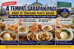 Bingung Cari Sarapan di Batam? Ini 4 Tempat Makan Favorit di Tanjung Piayu yang Wajib Dicoba