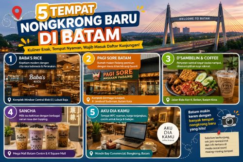 Bingung Cari Tempat Nongkrong di Batam? Ini 5 Spot Baru Paling Hits Buat Kulineran dan Santai