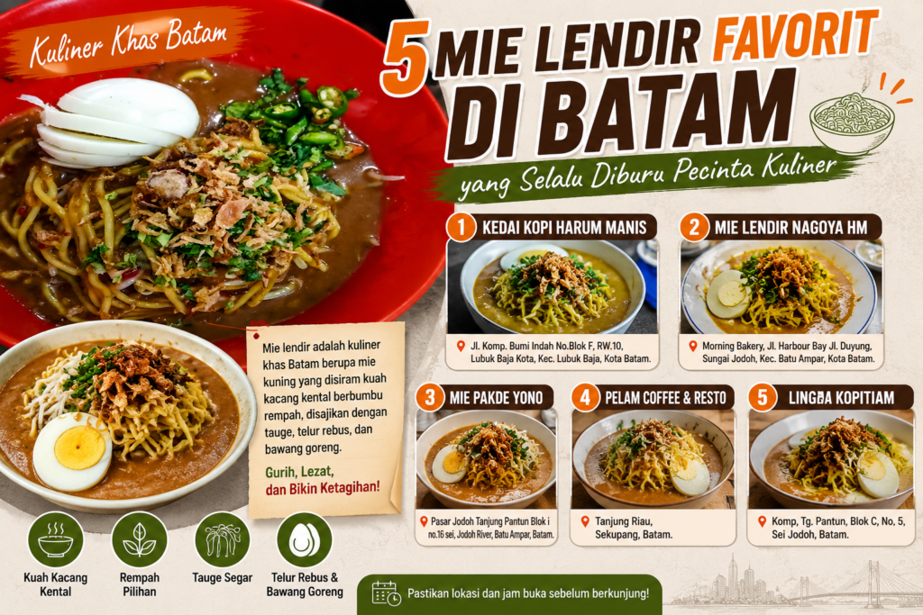 Wisata Kuliner Batam: 5 Mie Lendir Legendaris yang Wajib Dicoba Saat Liburan
