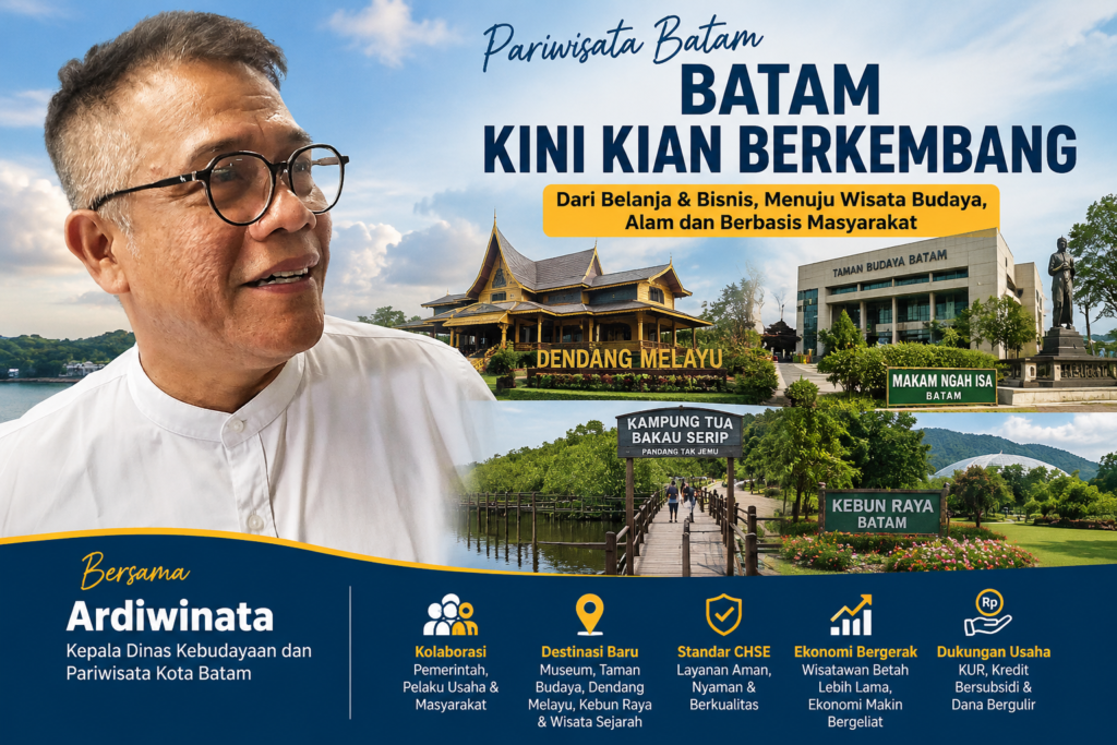 Batam Tak Mau Lagi Sekadar Kota Belanja! Pemko Siapkan Wisata Budaya, Alam hingga Kebun Raya agar Turis Betah Berhari-hari