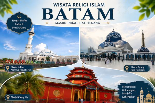 Liburan Religi di Batam, Jelajahi Masjid Ikonik hingga Makam Aulia Penuh Sejarah
