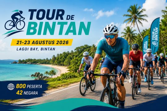 Bukan Sekadar Balap Sepeda! Tour de Bintan 2026 Bawa Ribuan Wisatawan ke Pulau Bintan