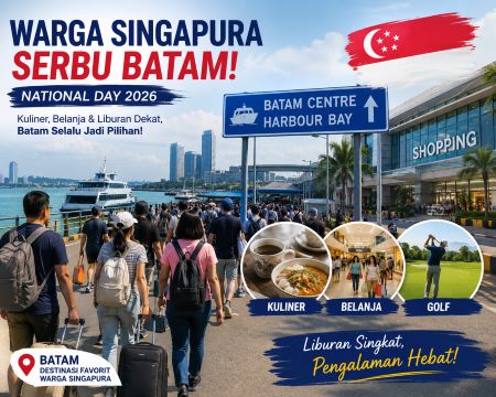 Bukan ke Johor, Ribuan Warga Singapura Justru Serbu Batam Saat Libur Panjang