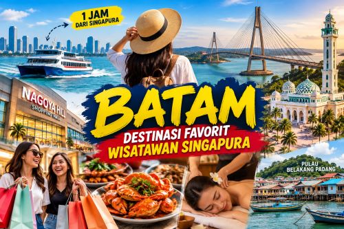Batam Jadi Destinasi Favorit Wisatawan Singapura, Ini 10 Tempat dan Aktivitas yang Paling Diburu!