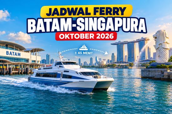 Jadwal Ferry Batam-Singapura Oktober 2026: Berangkat Pagi hingga Malam